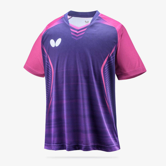 Butterfly Playce Shirt - Table Tennis Clothing - Rose Color