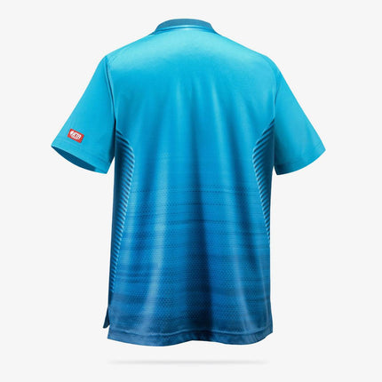 Butterfly Playce Shirt - Table Tennis Clothing - Turquoise Back View