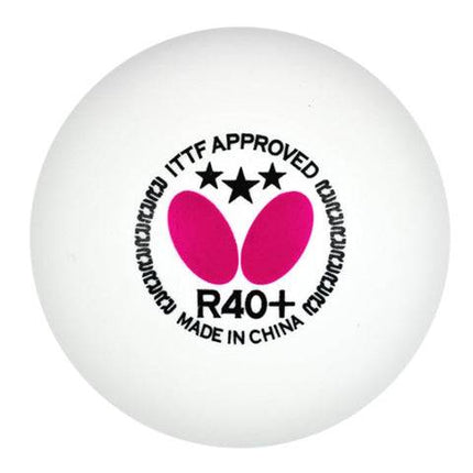 Butterfly R40+ 3 Star Table Tennis Ball - 12 pack 