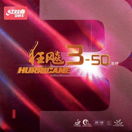 DHS Hurricane 3-50 37 Degree - Medium Hardness Inverted 