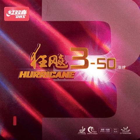 DHS Hurricane 3-50 37 Degree - Medium Hardness Inverted 