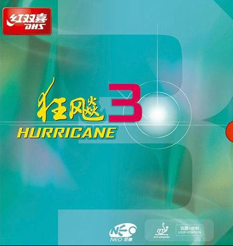 DHS Hurricane 3 Neo 39 Degree  Medium-Soft - RED