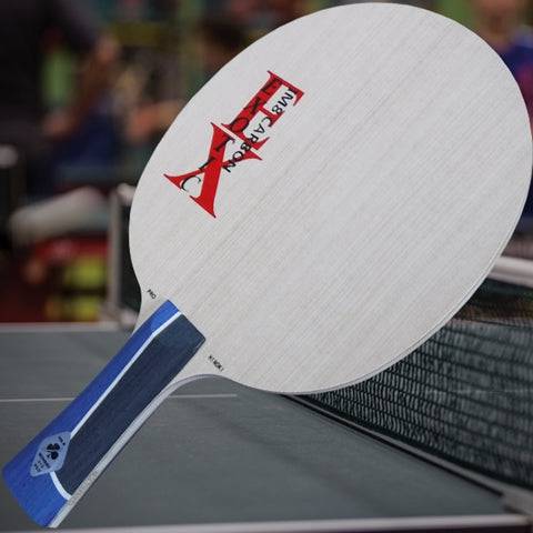 Gambler Exotic Hinoki IM8 Carbon - Offensive Table Tennis Racket - FLARED
