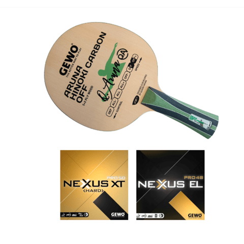 GEWO Aruna Magic Professional Table Tennis Racket with Nexxus.