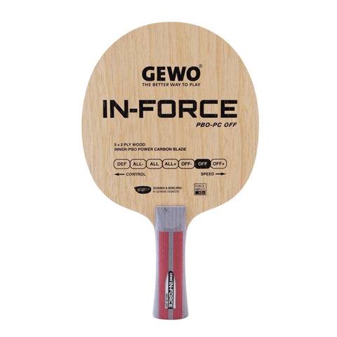 GEWO In Force PBO-PC Offensive Table Tennis Blade