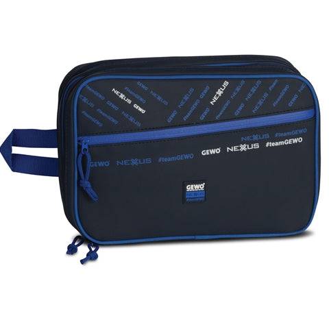 GEWO Nexxus Double Cover Blue- Table Tennis Racket Case