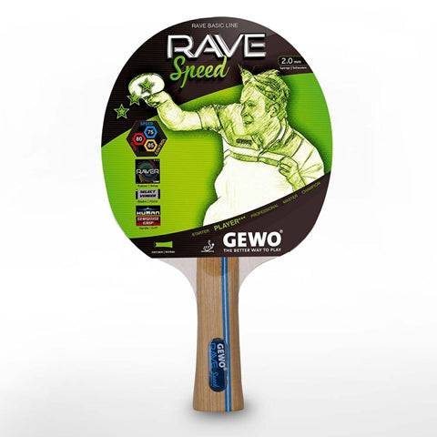 GEWO Rave Speed Pre-Assembled Table Tennis Racket