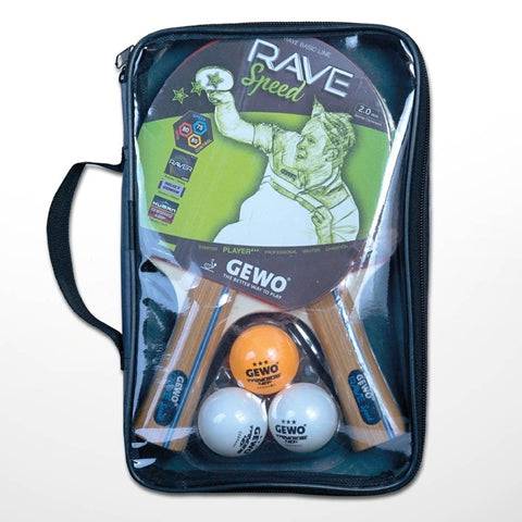 Rave Racket GEWO Rave Speed Pre-Assembled Set Table Tennis Racket