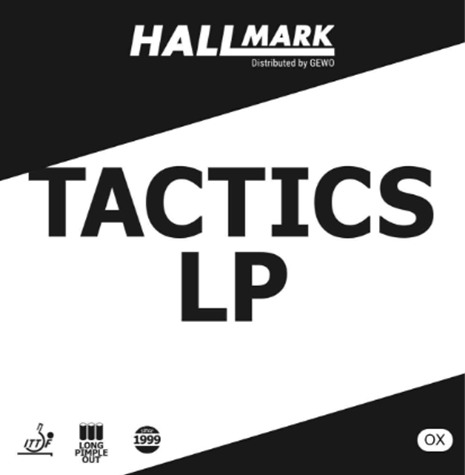 Hallmark Tactics LP Special - Long Pip Table Tennis Rubber