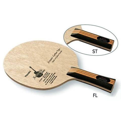 Nittaku Acoustic Carbon - Offensive Table Tennis Blade 