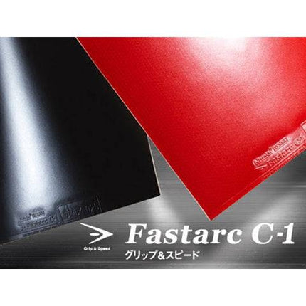 Nittaku Fastarc C-1 - Inverted - Black/Red Rubber