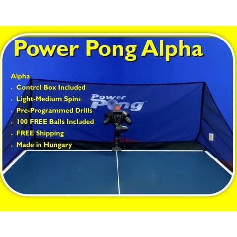 Power Pong Alpha - Table Tennis Robot