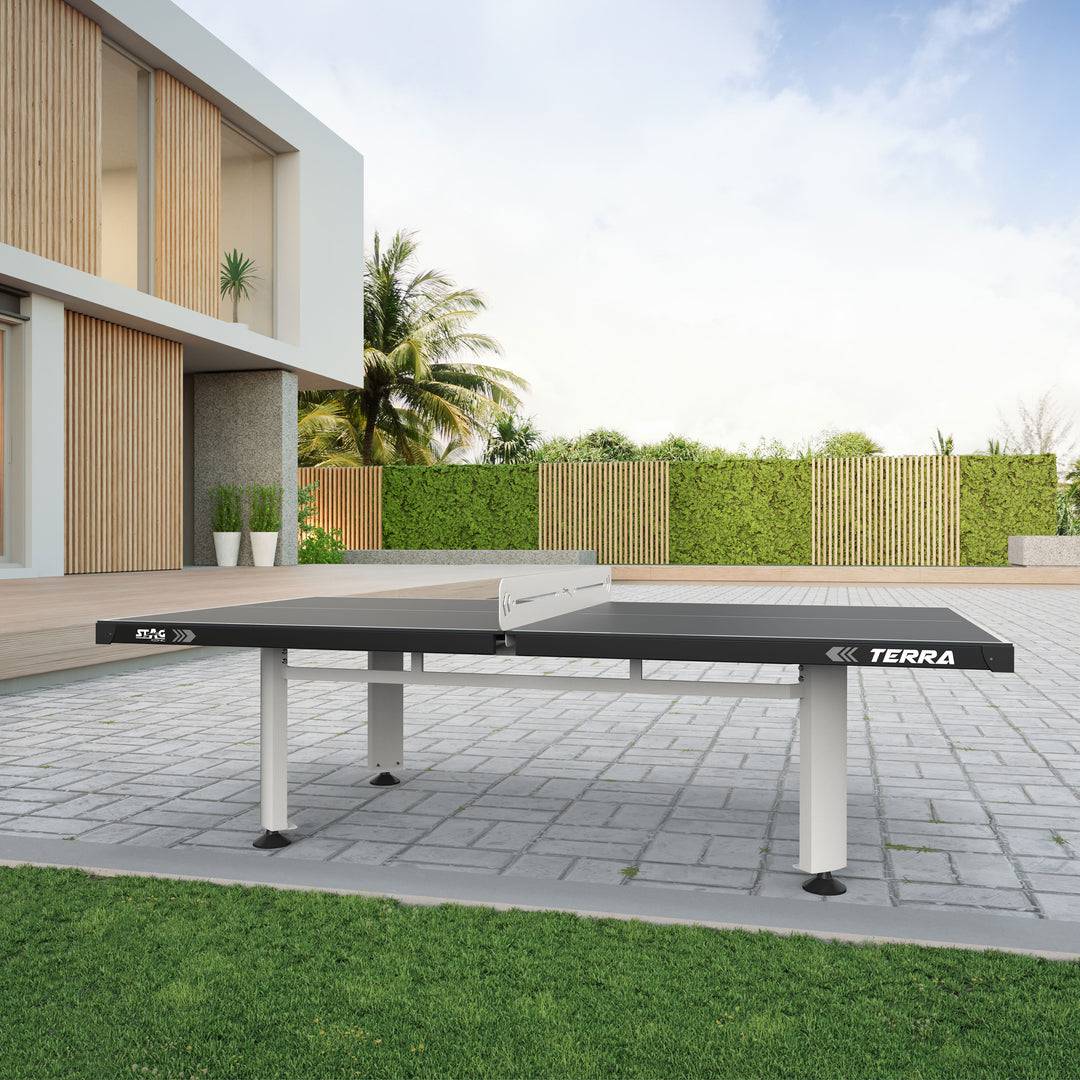 Stag Terra Outdoor Stationary Table Tennis Table - Outdoor Use