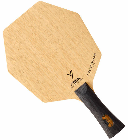 Stiga Cybershape Wood - Offensive Minus Table Blade - Front View