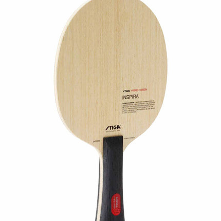 Stiga Inspira Hybrid Carbon - Offensive Plus Table Tennis Blade - Flared
