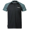Stiga Team T-Shirt - Table Tennis Shirt - Black/Green - FRONT