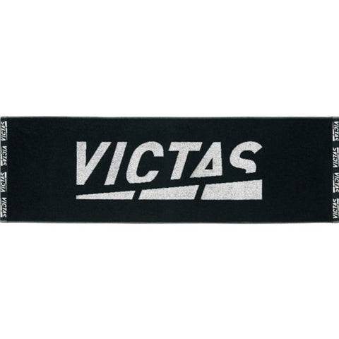 Victas Play Logo - Table Tennis Towel - Black