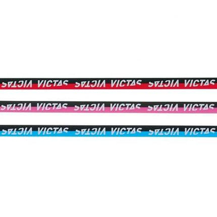 Victas Two Tone Color Edge Tape -  Red-Black ; Pink-Black ; Blue-Black