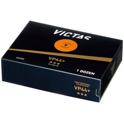 Victas VP44+ 3 star - 44 Millimeter Oversized Table Tennis Ball 1 dozen Box