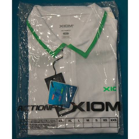 XIOM Action Fit CPT-1-White- Mens Table Tennis Shirt 