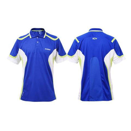 XIOM Action Fit MPT-3- Mens Table Tennis Shirt - Front and Back View