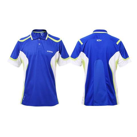 XIOM Action Fit MPT-3- Mens Table Tennis Shirt - Front and Back View