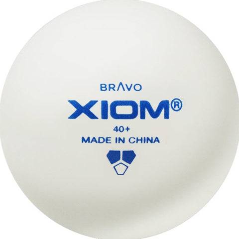 Xiom Bravo 40+ ABS 6 Pack Plastic Three Star Table Tennis Ball 