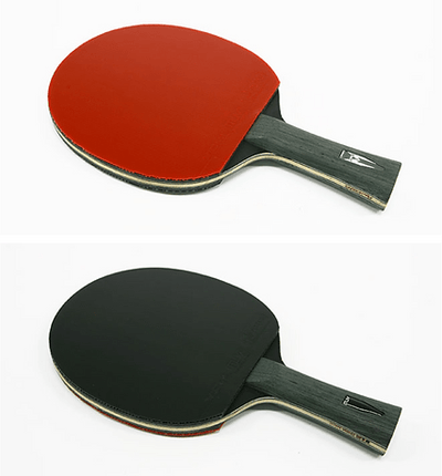 Xiom MUV 9.0S - Assembled Table Tennis Paddle - Front/Back View