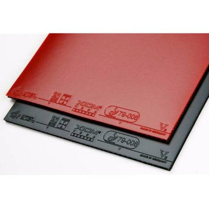 XIOM Vega Europe - Table Tennis Rubber -Black & Red
